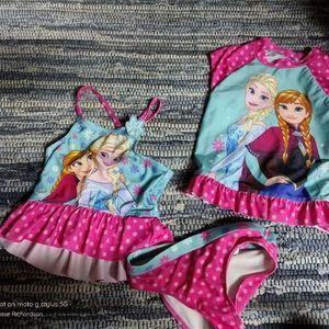 Frozen 3 piece swim suit